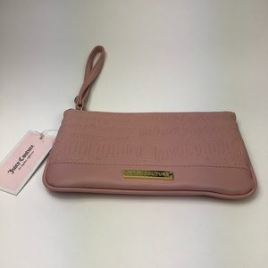 Juicy Couture Pink Leather Wristlet Wallet NWT